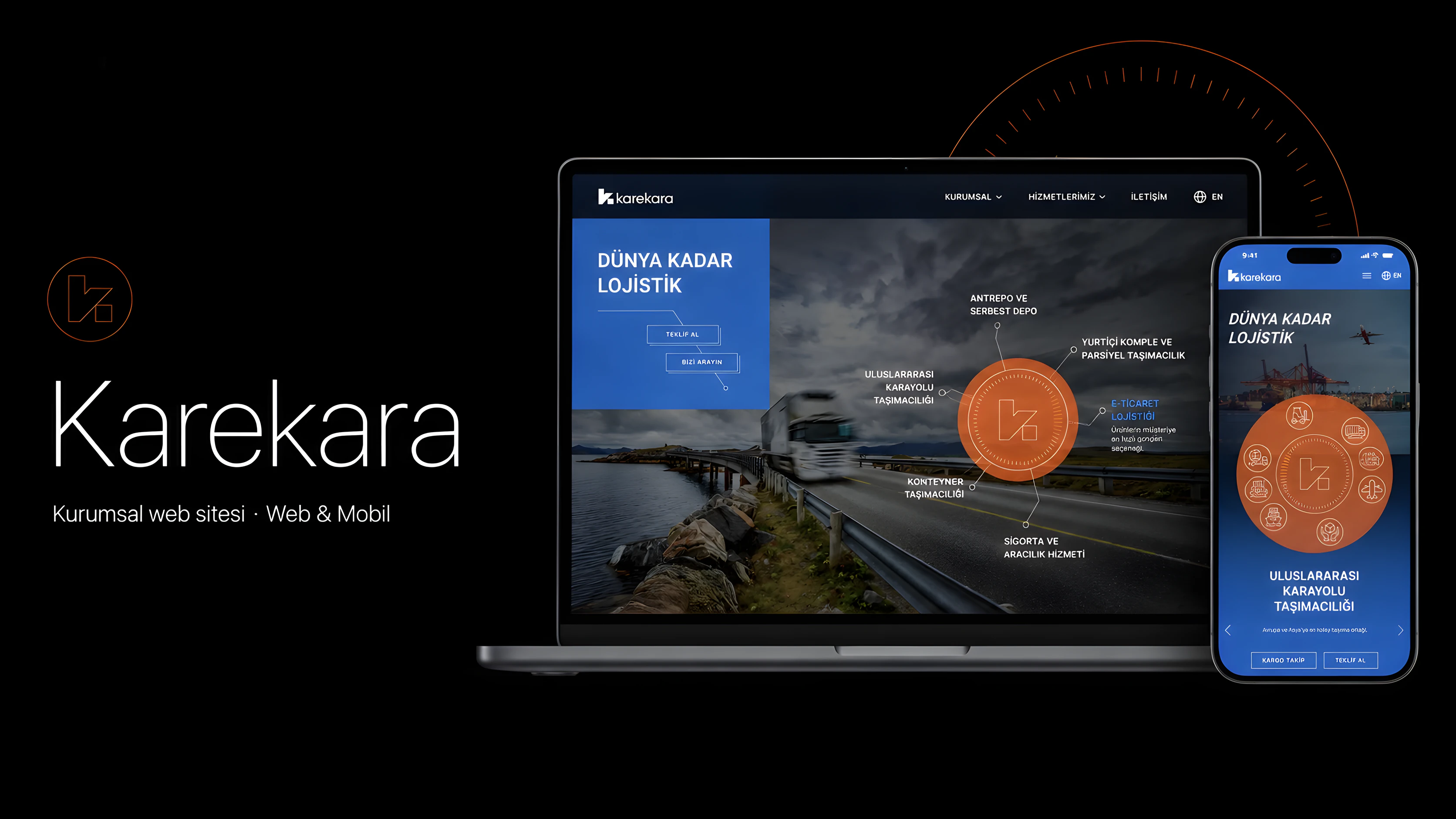 Karekara Web sitesi kapak görseli.